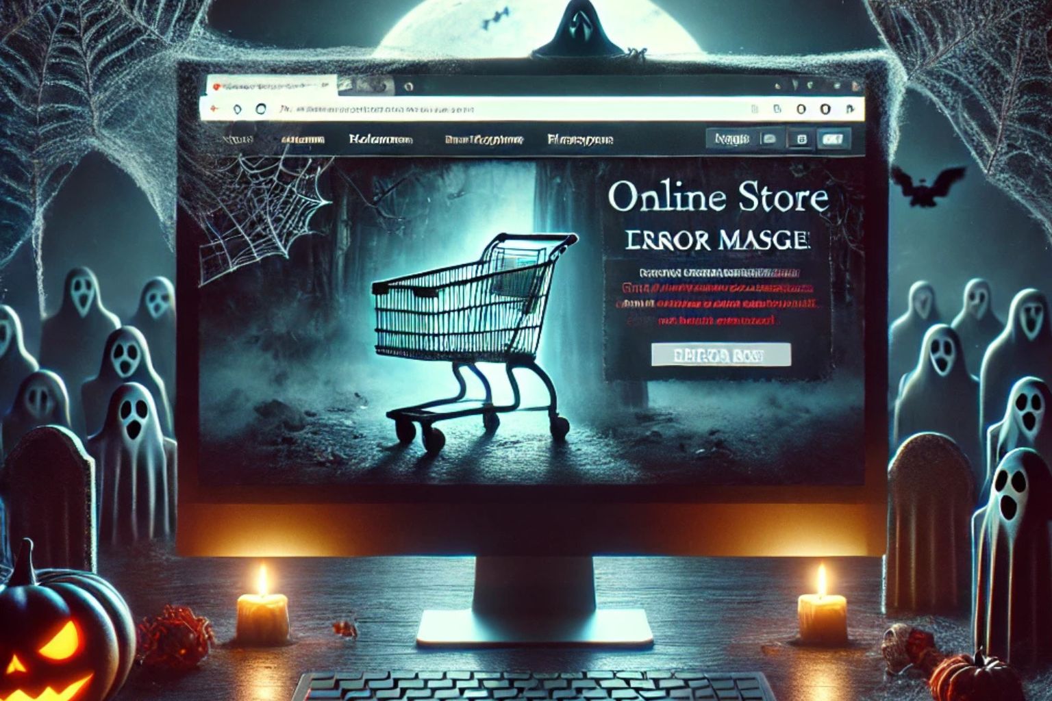 Una Noche de Terror en la Tienda Online: Un Halloween que No Olvidarán