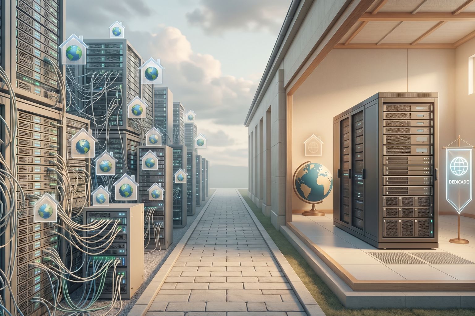 Hosting compartido vs. hosting dedicado: Pros y contras